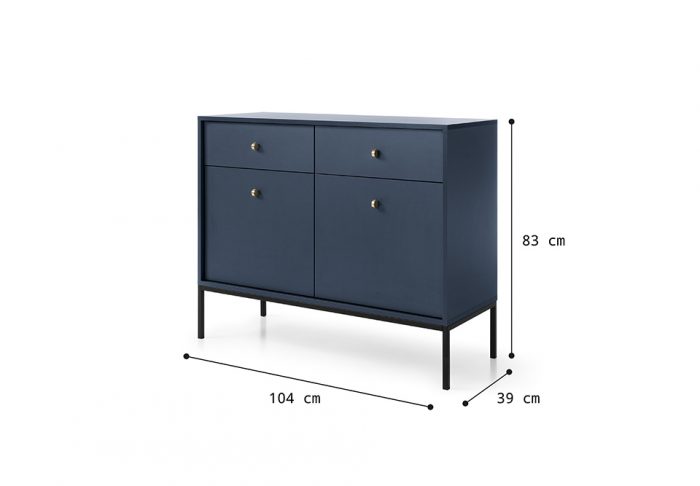 MONO MKSZ104 komoda granat - Slika 2